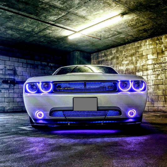 2008-2014 DODGE CHALLENGER WATERPROOF HALO BUNDLE - RGBW