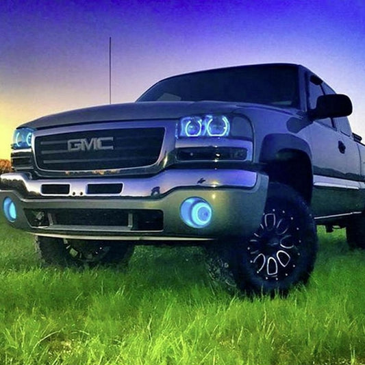 1999-2006 GMC SIERRA FLAT BOTTOM HALO BUNDLE - RGBW