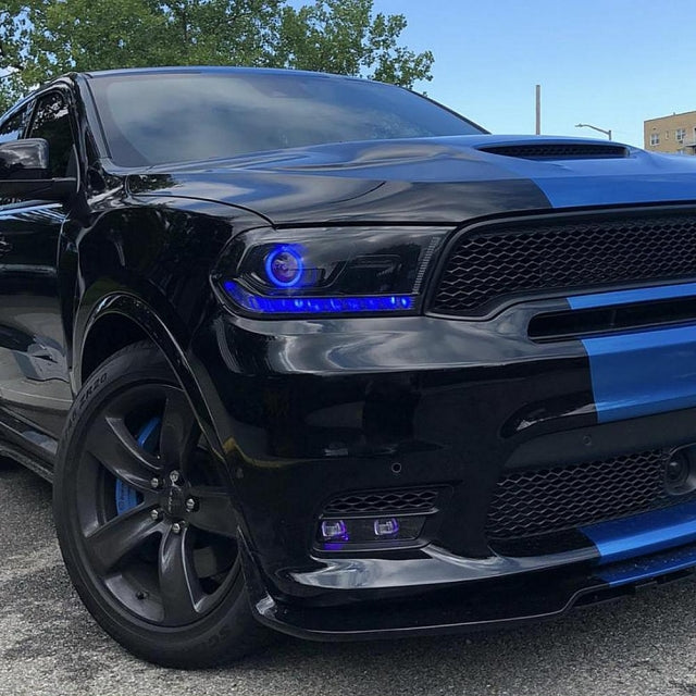 2014-2020 DODGE DURANGO RGBW DRL & PROJECTOR HALO BUNDLE