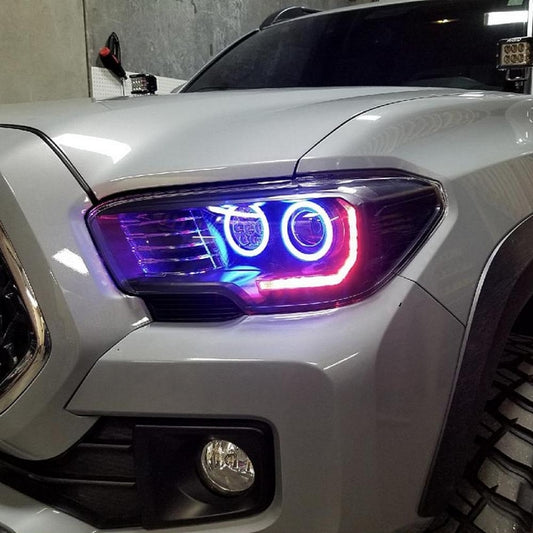 2016-2018 TOYOTA TACOMA RGBW DRL & PROJECTOR HALO BUNDLE