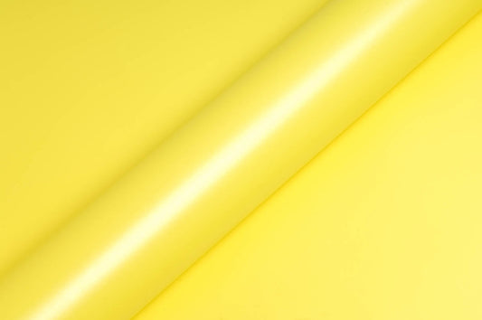 Hexis Lemon Yellow Matt Vinyl Wrap | HX20108M