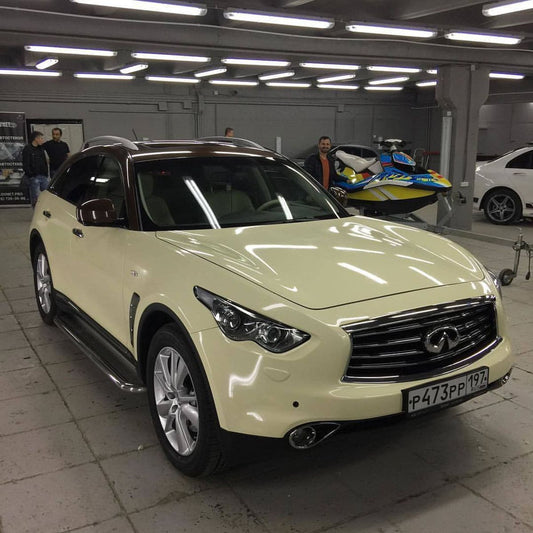 Hexis Ivory Gloss Vinyl Wrap | HX20468B