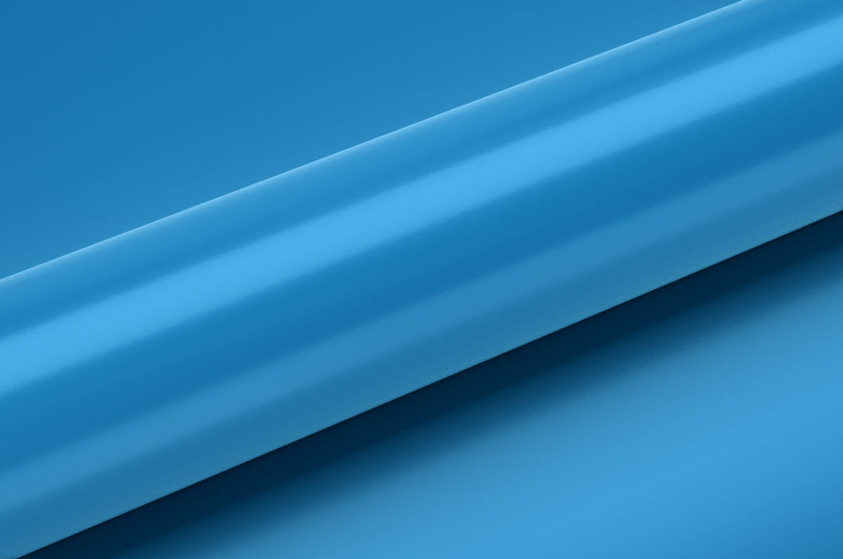 Hexis Racing Light Blue Satin Vinyl Wrap | HX20521S