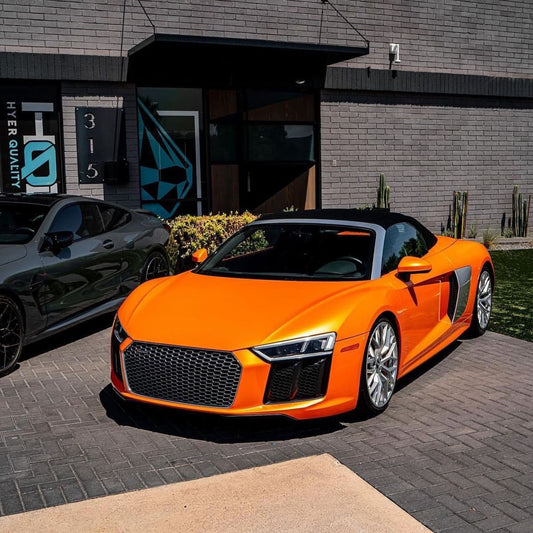 Hexis Orange Zenith Gloss Vinyl Wrap | HX20585B