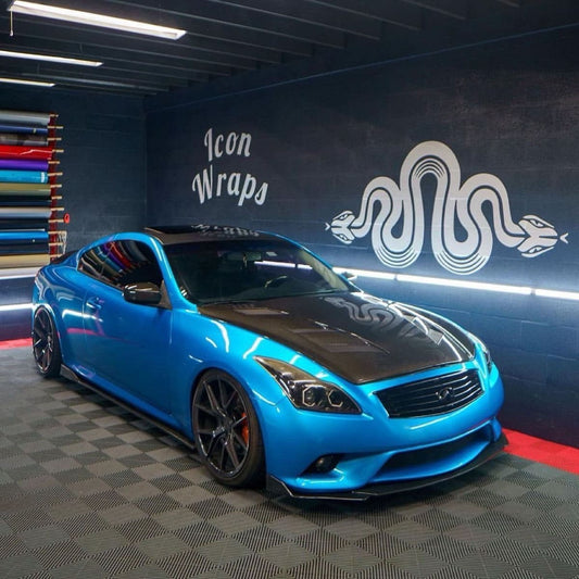 Hexis South Seas Blue Gloss Vinyl Wrap | HX20B11B