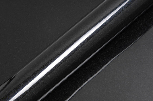 Hexis Black Sparkle Gloss Vinyl Wrap | HX20NEPB
