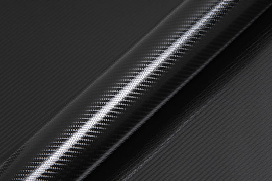 Hexis Black High Gloss Carbon Vinyl Wrap | HX30CANPEB