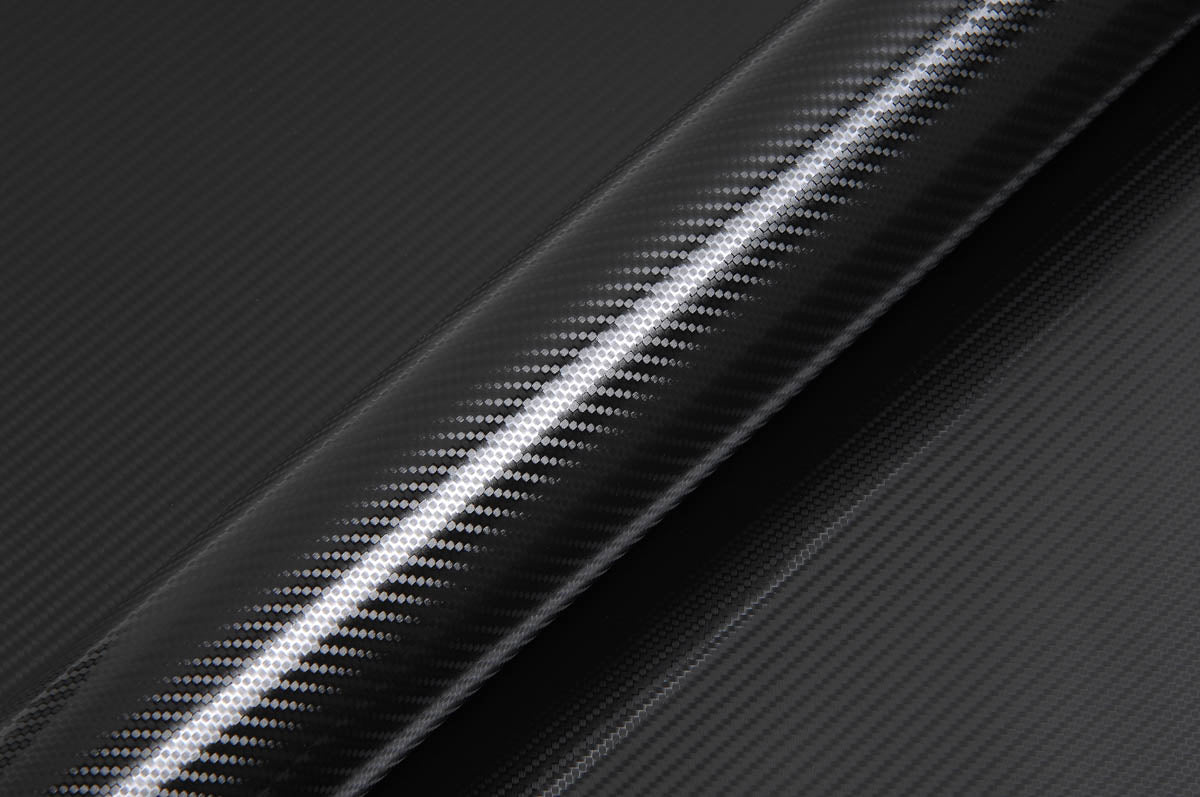 Hexis Black High Gloss Carbon Vinyl Wrap | HX30CANPEB