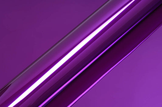 Hexis Super Chrome Purple Gloss Vinyl Wrap | HX30SCH06B
