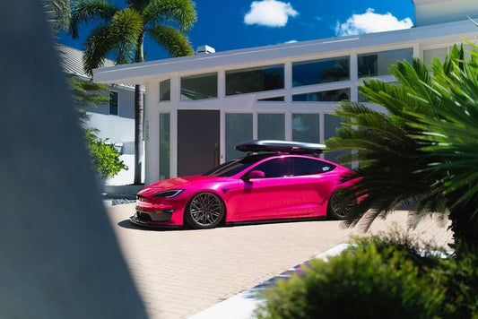 Hexis Super Chrome Pink Gloss Vinyl Wrap | HX30SCH10B