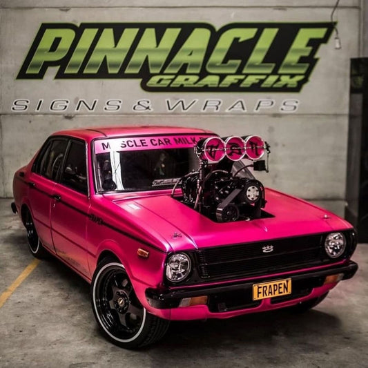 Hexis Super Chrome Pink Satin Vinyl Wrap | HX30SCH10S