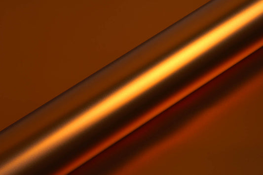Hexis Super Chrome Arabica Copper Satin Vinyl Wrap | HX30SCH15S