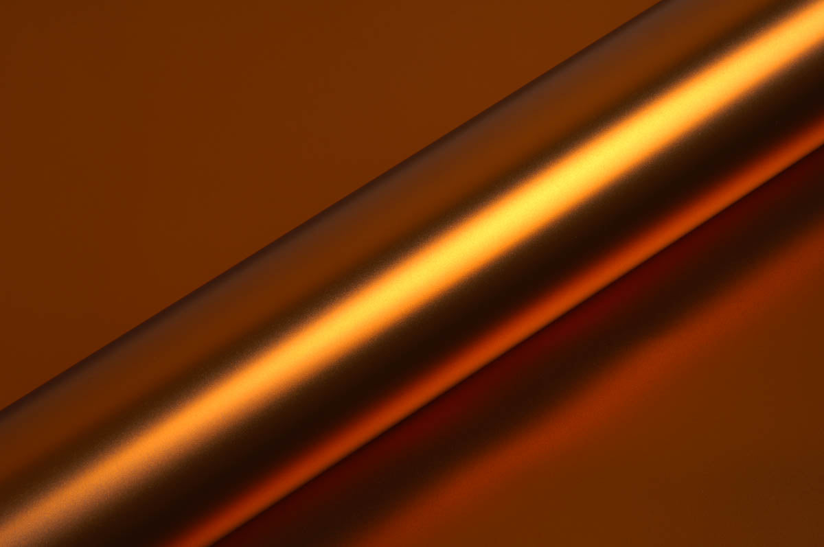 Hexis Super Chrome Arabica Copper Satin Vinyl Wrap | HX30SCH15S
