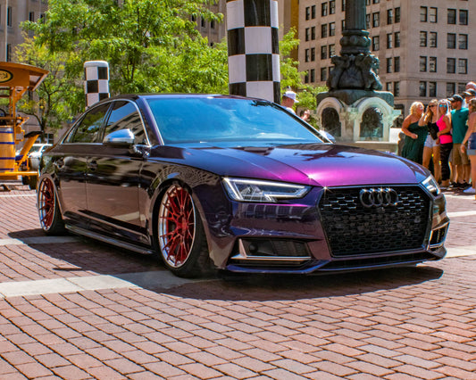 KPMF Hypnotic Black Violet Gloss Vinyl Wrap | K75459