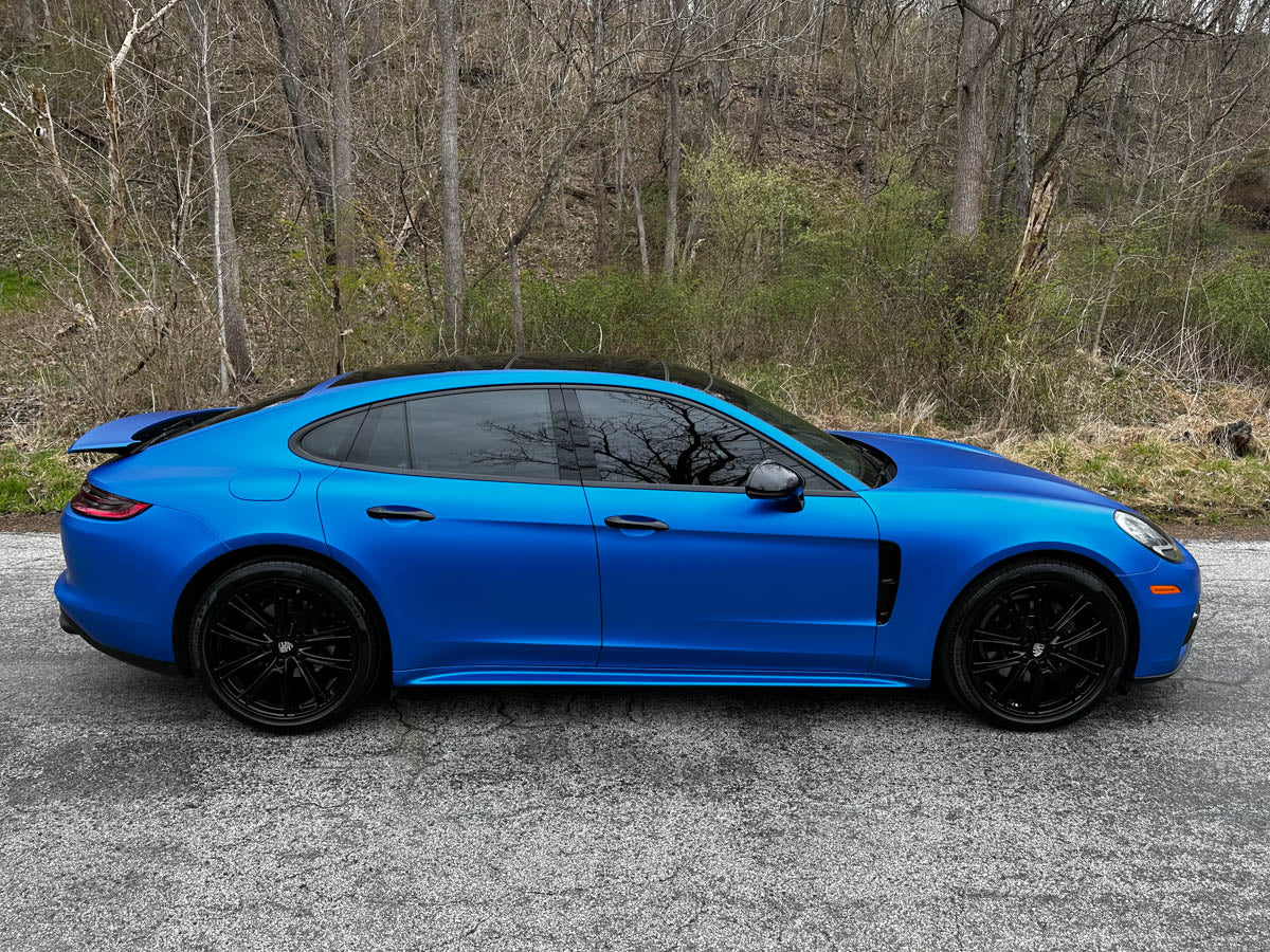 KPMF Matte Iced Blue Titanium Vinyl Wrap | K75505 – Luxe Auto Concepts