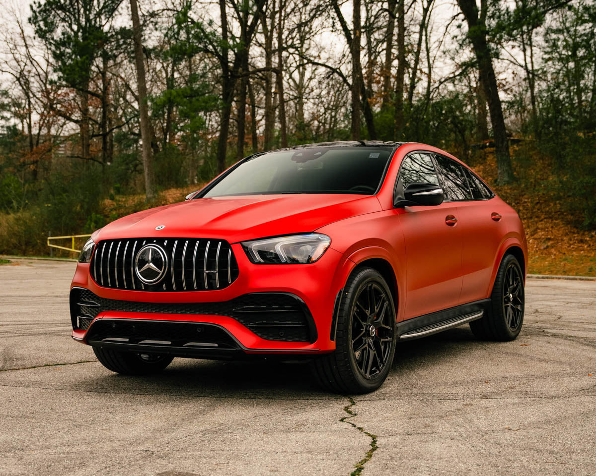 KPMF Matte Iced Red Titanium Vinyl Wrap | K75506 – Luxe Auto Concepts