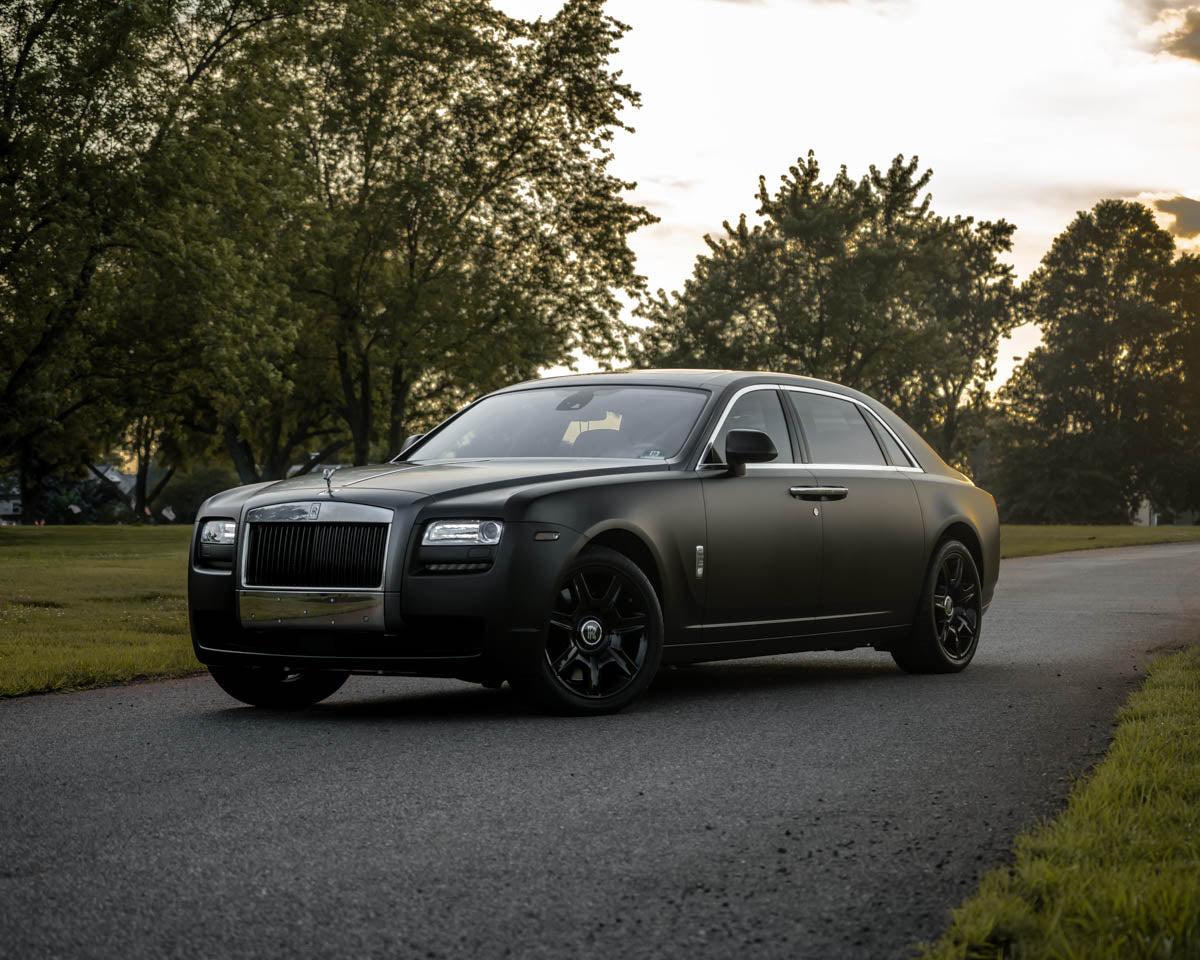 KPMF Phantom Black Metallic Matte Vinyl Wrap | K75528