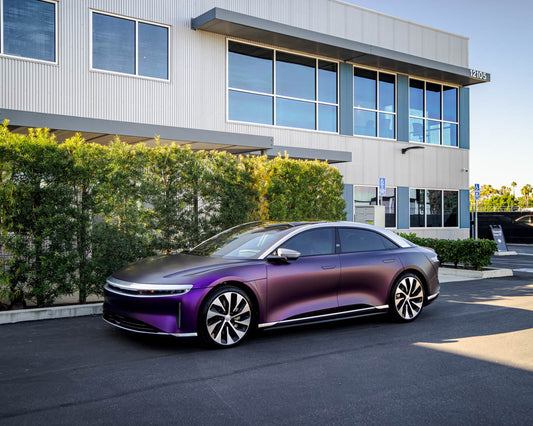 KPMF Iridescent Purple/Black Matte Vinyl Wrap | K75565