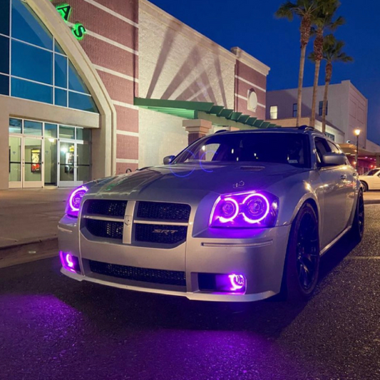 2005-2007 DODGE MAGNUM RGBW HALO & FOG HALO BUNDLE w/ REMOTE