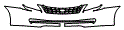 2006 Toyota Avalon XL Grille and Bumper Kit