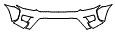 2014 Toyota Tacoma Access Cab Bumper Kit - PPF
