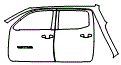 2021 Toyota Tacoma TRD Off-Road Door and Rear Fender Kit - PPF