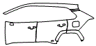 2023 Toyota RAV4 Door and Rear Fender Kit - PPF