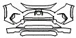 2024 Toyota RAV4 Hybrid XSE Bumper Kit - PPF