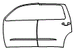 2020 Toyota Sequoia Door Kit - PPF