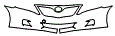 2011 Toyota Camry Base Grille and Bumper Kit - PPF