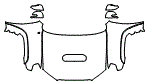 2013 Toyota 4Runner Trail Full Hood, Fender and Mirror Kit - PPF