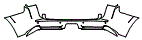 2015 Toyota 4Runner Rear Bumper Kit - PPF