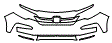 2020 Honda Pilot Black Edition Bumper Kit - PPF