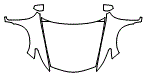 2008 Honda Accord LX Full Hood, Fender and Mirror Kit