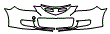 2007 Mazda MAZDA3 4-Door Grille and Bumper Kit