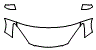 2013 Mazda Mazda2 Touring Hood, Fender and Mirror Kit