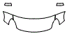 2014 Nissan Versa Sedan S Hood, Fender and Mirror Kit