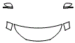 2023 Nissan Rogue SV Hood, Fender and Mirror Kit