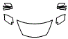 2017 Nissan Juke S Hood, Fender and Mirror