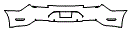2019 Ford Mustang Fastback Shelby GT/SC Rear Bumper Kit - PPF