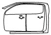 2020 Ford Ranger Door and A-Pillar Kit - PPF