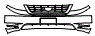 2006 Ford Freestar SE Grille and Bumper Kit