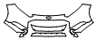 2015 Ford Fiesta ST Bumper Kit - PPF