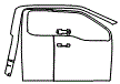 2022 Ford F-150 Door and A-Pillar Kit - PPF