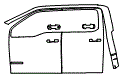 2022 Ford F-150 Door and A-Pillar Kit - PPF