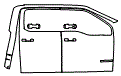 2022 Ford F-150 Door and A-Pillar Kit - PPF
