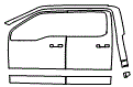 2021 Ford F-150 F-150 Door and A-Pillar Kit - PPF