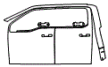 2024 Ford F-150 Lightning Flash Door Kit - PPF