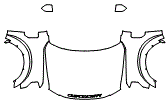 2022 Ford F-350 Full Hood, Fender and Mirror Kit - PPF