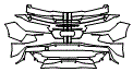 2022 Chevrolet Corvette Stingray Convertible Rear Bumper Kit